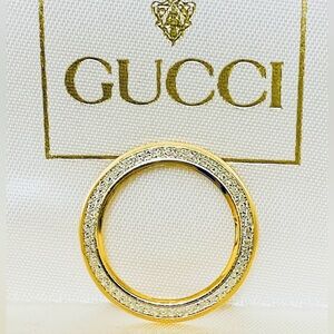 Gucci Gold Diamond Cut Bezel for the vintage changeable bezel watch